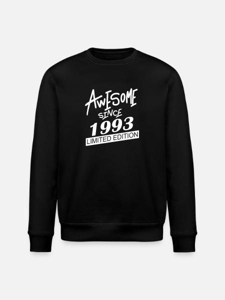 1993 - Born 1993 - Stanley/Stella ROLLER Unisex Organic Sweatshirt - black