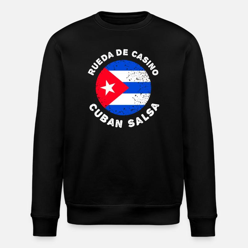 Rueda de Casino - Salsa cubaine - Sweat bio ROLLER Stanley/Stella Unisexe - noir