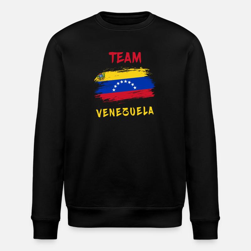 Team Venezuela - Stanley/Stella Unisex Bio-Sweatshirt ROLLER - Schwarz