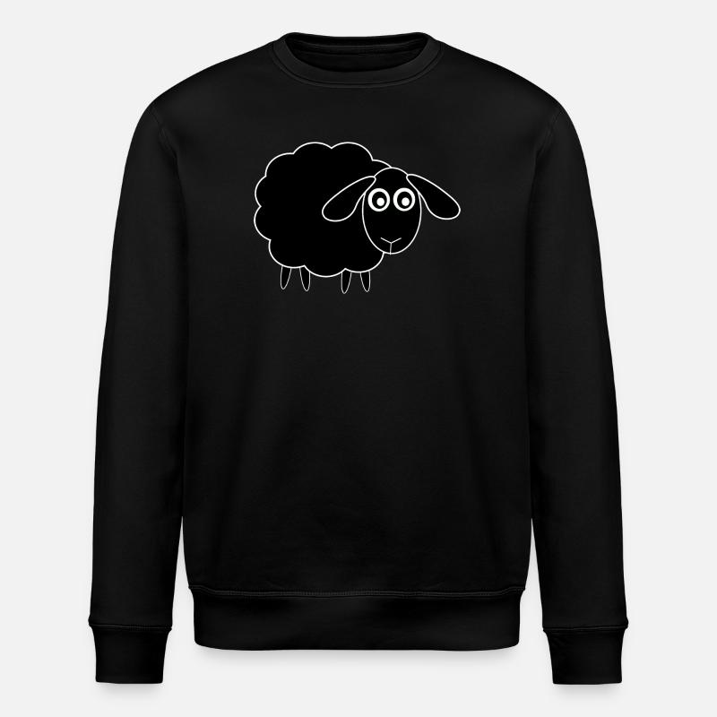 schwarzes Schaf Schäfchen - Stanley/Stella Unisex Bio-Sweatshirt ROLLER - Schwarz