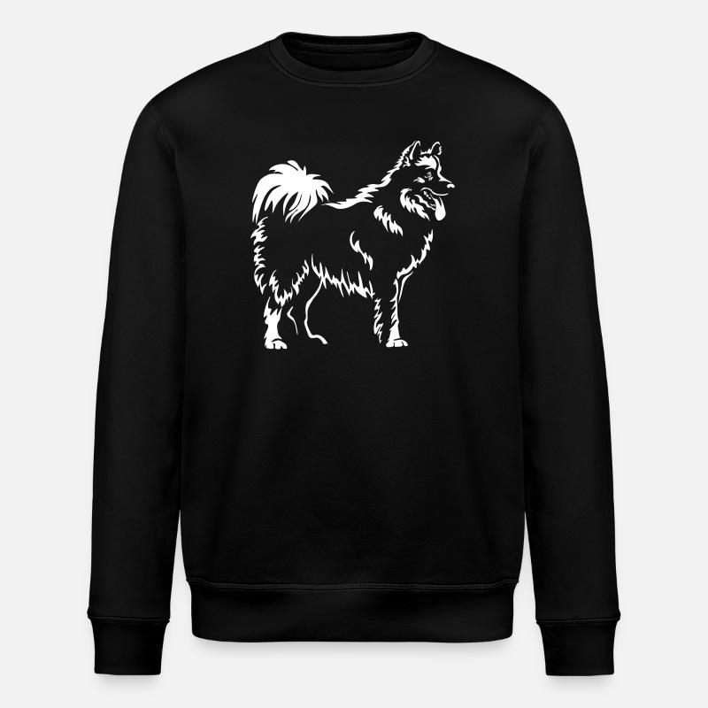 Samoyed "Black Edition" - Stanley/Stella ROLLER Unisex Organic Sweatshirt - black
