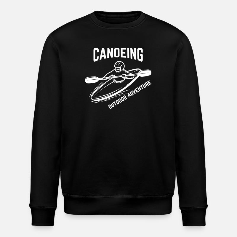 canoeing, kayaking, rafting - Stanley/Stella ROLLER Unisex Organic Sweatshirt - black