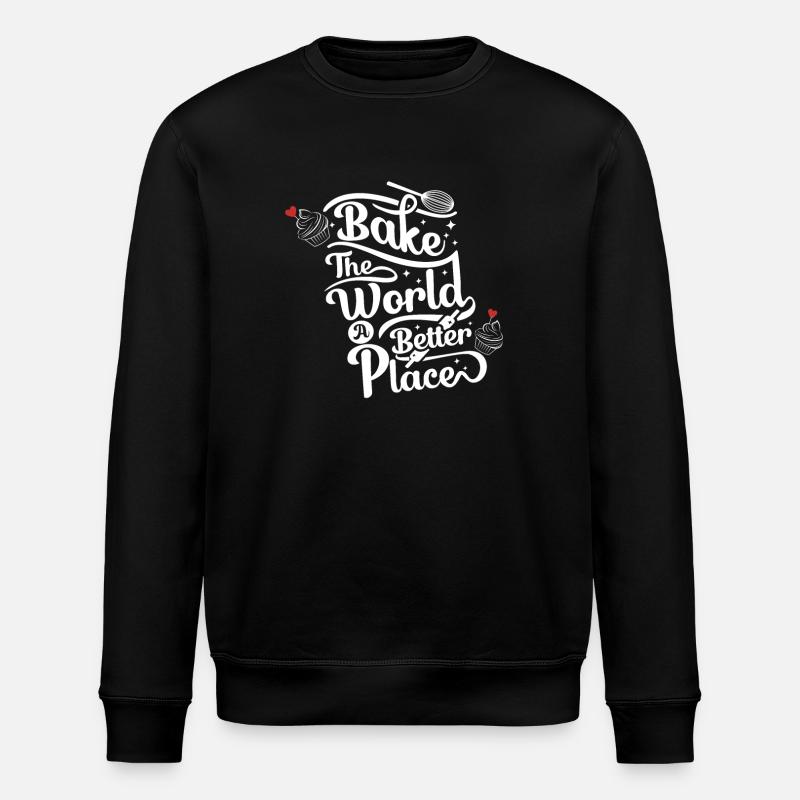Cuire le monde mieux - Baking Lovers - Sweat bio ROLLER Stanley/Stella Unisexe - noir