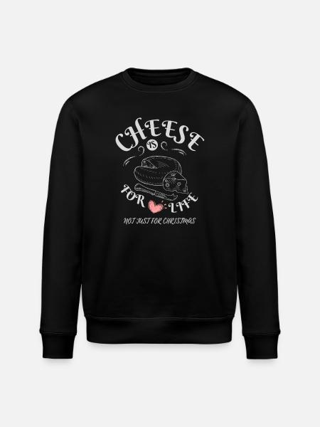 Le fromage, c’est pour la vie - Cheese Lovers Apparel - Sweat bio ROLLER Stanley/Stella Unisexe - noir