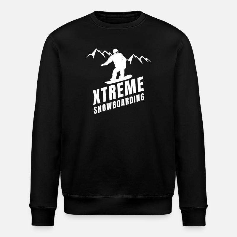 ski, snowboard, sports d'hiver - Sweat bio ROLLER Stanley/Stella Unisexe - noir