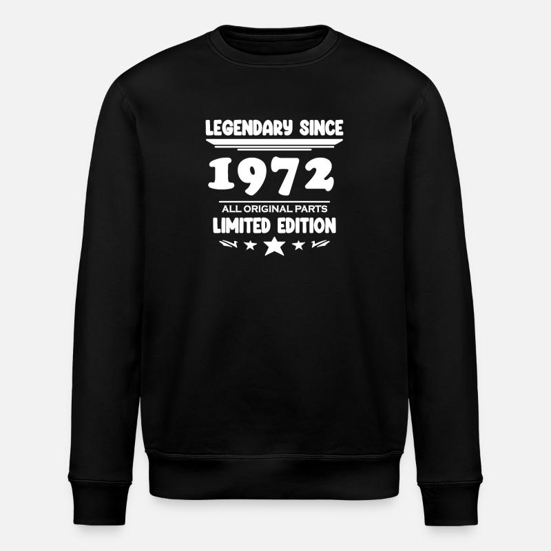 Année de construction 1972 - Sweat bio ROLLER Stanley/Stella Unisexe - noir