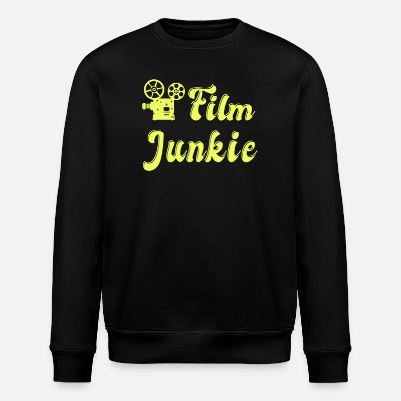 Film Junkie Design - Stanley/Stella Unisex Bio-Sweatshirt ROLLER - Schwarz