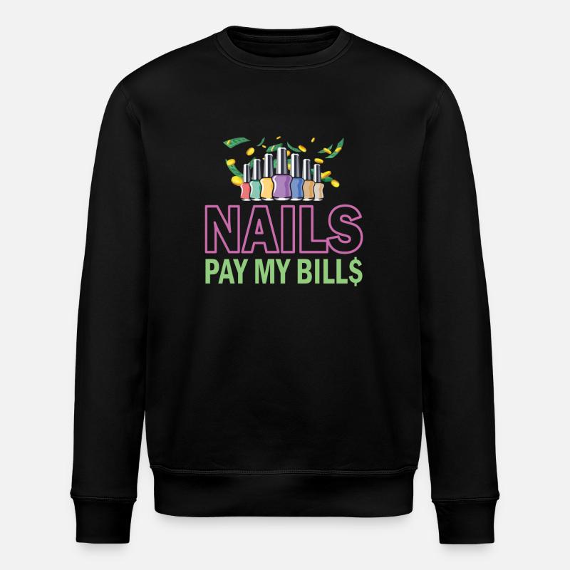 Nails Pay My Bills Manucure - Sweat bio ROLLER Stanley/Stella Unisexe - noir