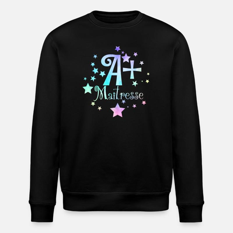 A+ Lehrer - Stanley/Stella Unisex Bio-Sweatshirt ROLLER - Schwarz