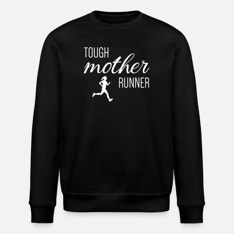 Tough Mother Runner - Stanley/Stella ROLLER Unisex Organic Sweatshirt - black