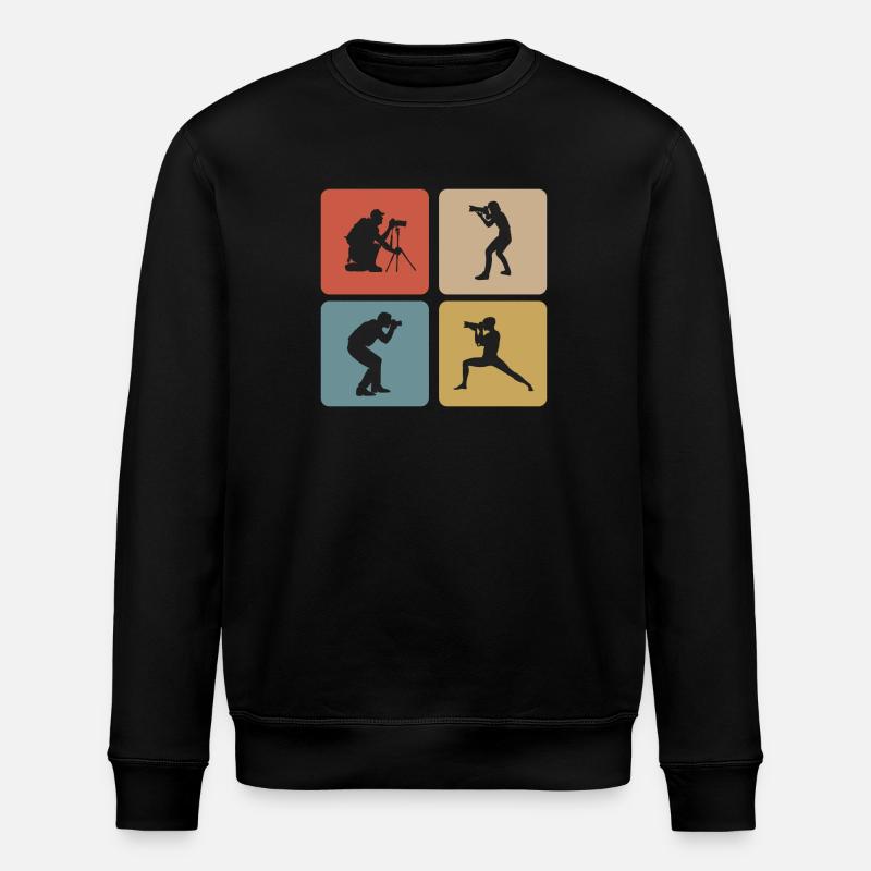Fotograf Design - Stanley/Stella Unisex Bio-Sweatshirt ROLLER - Schwarz