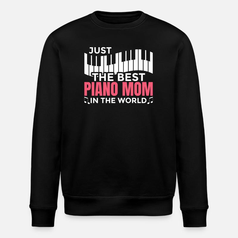 Mère Piano - Sweat bio ROLLER Stanley/Stella Unisexe - noir