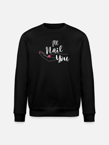 I'm going to nail you nail salon - Stanley/Stella ROLLER Unisex Organic Sweatshirt - black