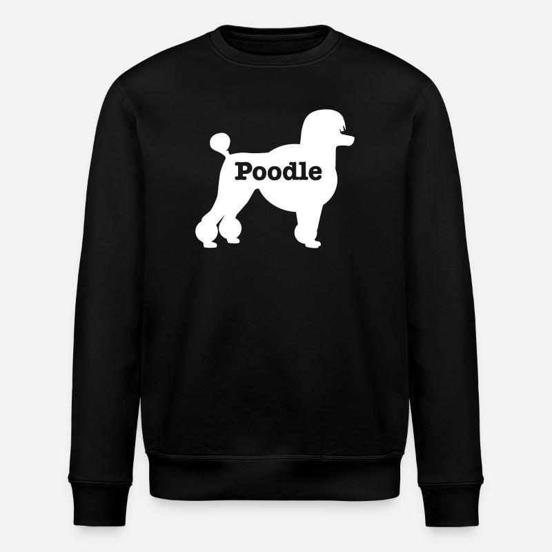 Poodle - Stanley/Stella ROLLER Unisex Organic Sweatshirt - black