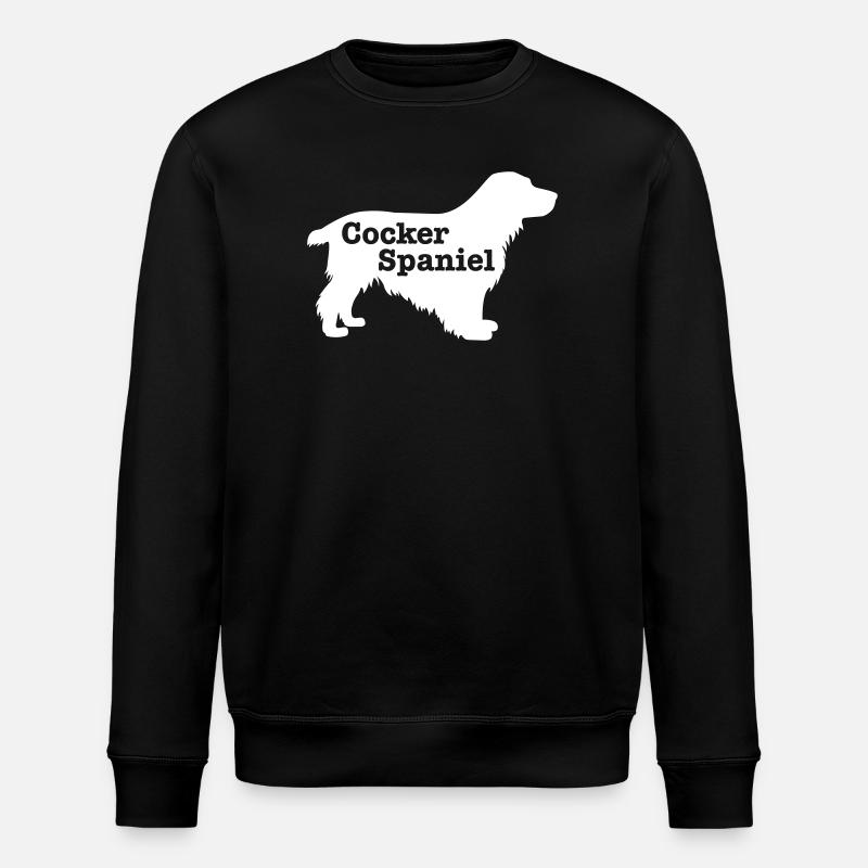 Cocker Spaniel - Sweat bio ROLLER Stanley/Stella Unisexe - noir