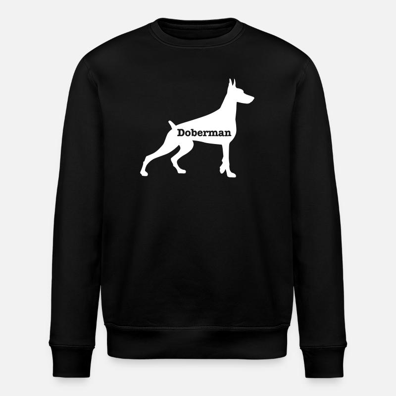 Doberman - Stanley/Stella ROLLER Unisex Organic Sweatshirt - black