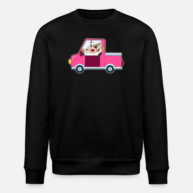 Voiture de vache - Sweat bio ROLLER Stanley/Stella Unisexe - noir