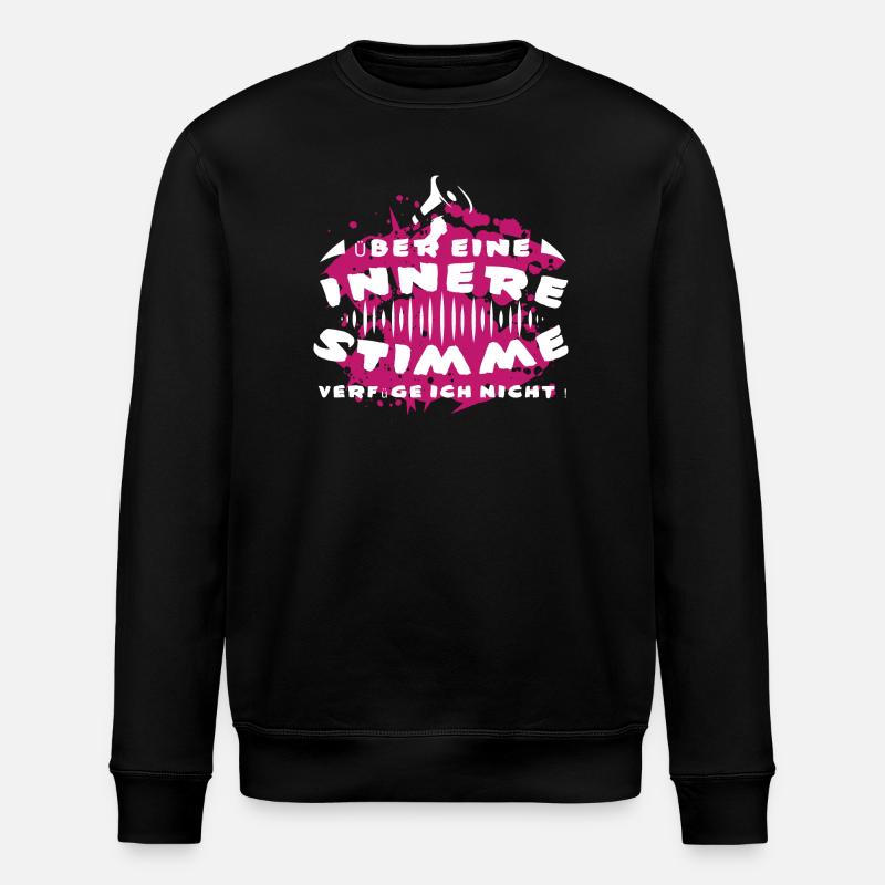 Innere Stimme - Stanley/Stella Unisex Bio-Sweatshirt ROLLER - Schwarz
