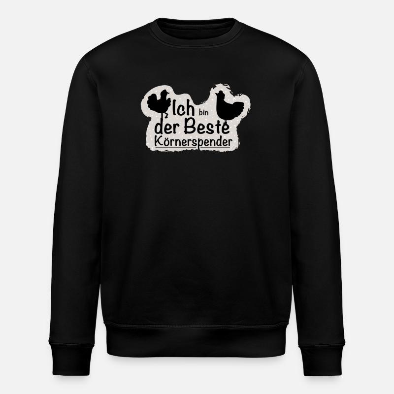 Körnerspender - Stanley/Stella Unisex Bio-Sweatshirt ROLLER - Schwarz