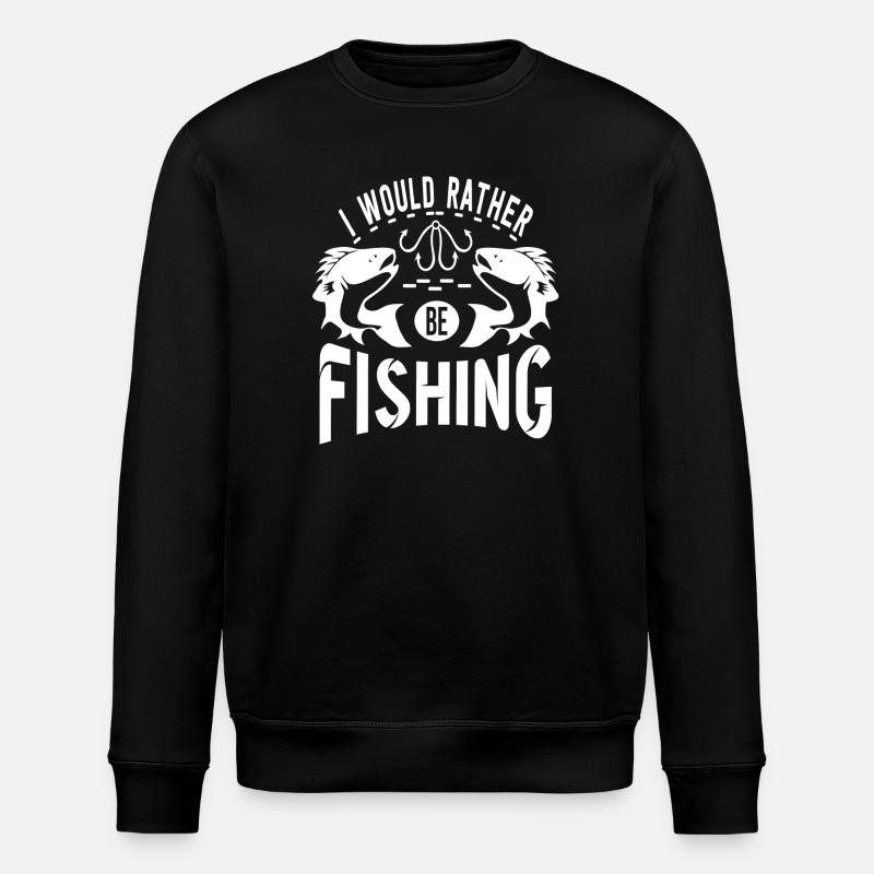 pêche, pêcheur, fan de pêche - Sweat bio ROLLER Stanley/Stella Unisexe - noir