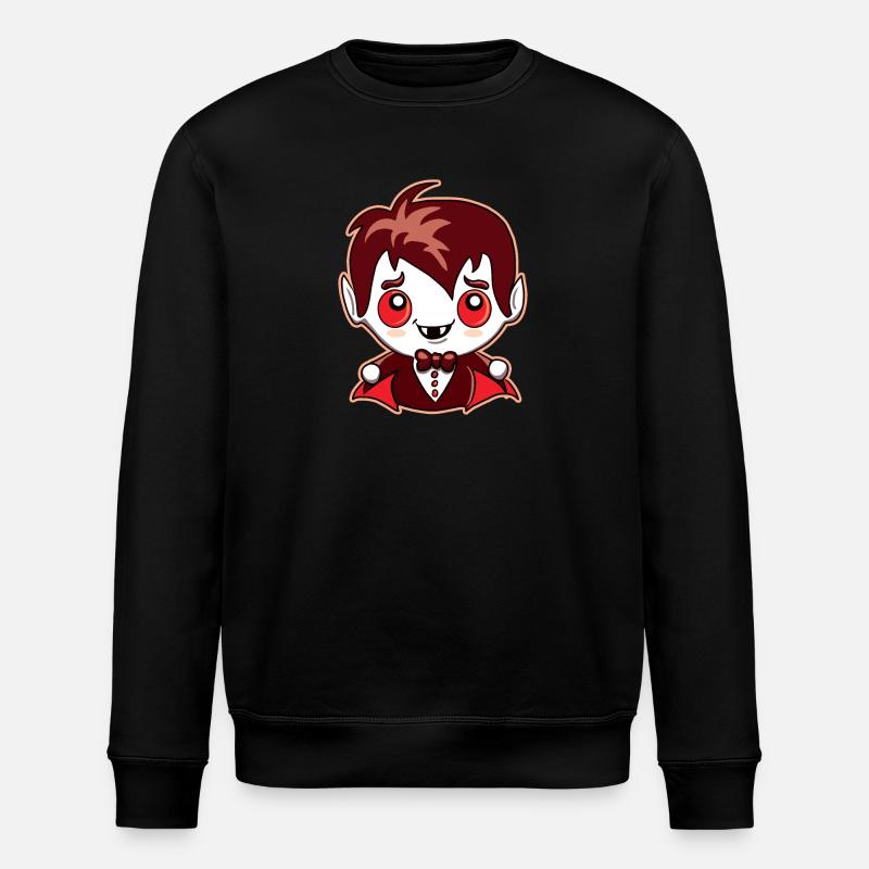 Süßer kleiner Vampir - Stanley/Stella Unisex Bio-Sweatshirt ROLLER - Schwarz