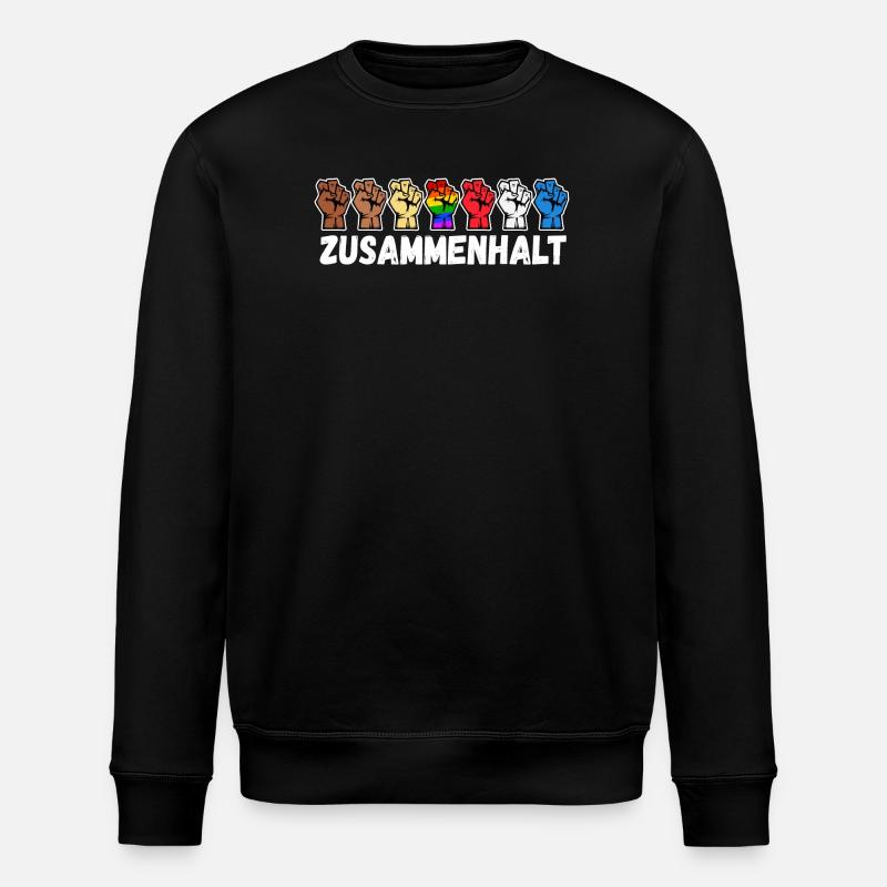 Right Gay Rainbow Lgbt Slogan - Sweat bio ROLLER Stanley/Stella Unisexe - noir