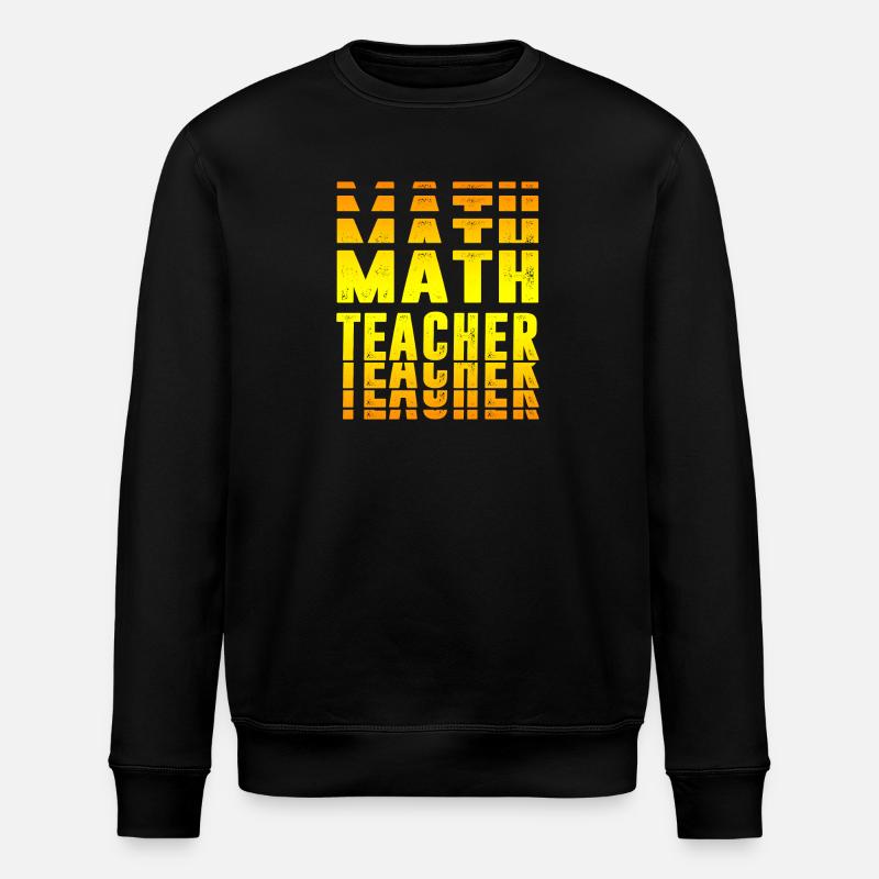Design pour professeurs de mathématiques - Sweat bio ROLLER Stanley/Stella Unisexe - noir