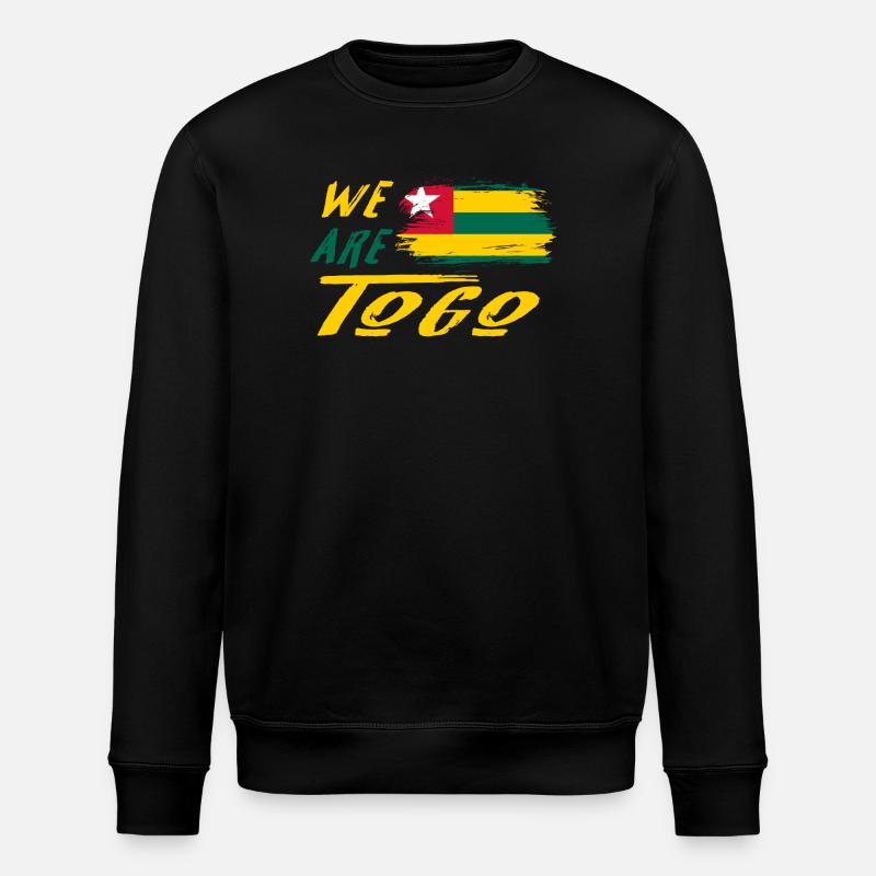 Wir sind Togo - Stanley/Stella Unisex Bio-Sweatshirt ROLLER - Schwarz