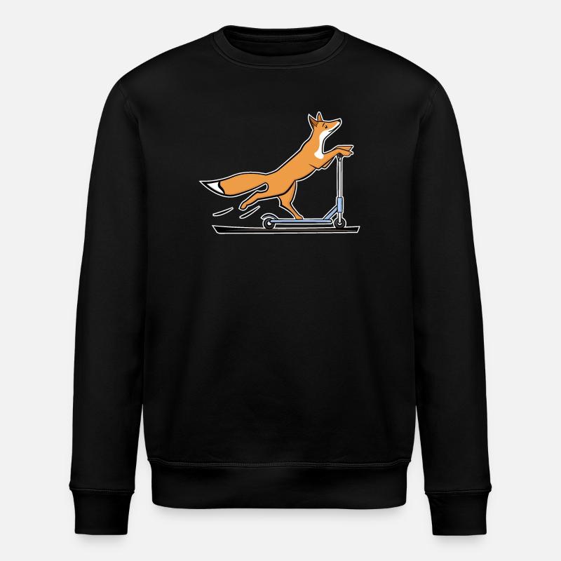 Fuchs - Stanley/Stella Unisex Bio-Sweatshirt ROLLER - Schwarz