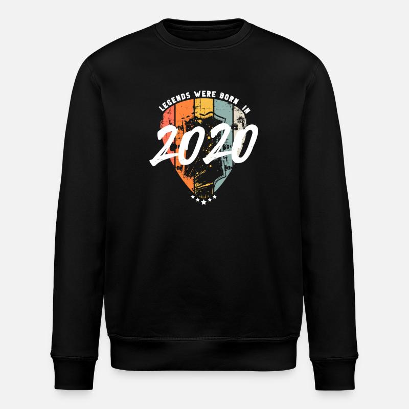 2020 Anniversaire guitariste guitare - Sweat bio ROLLER Stanley/Stella Unisexe - noir