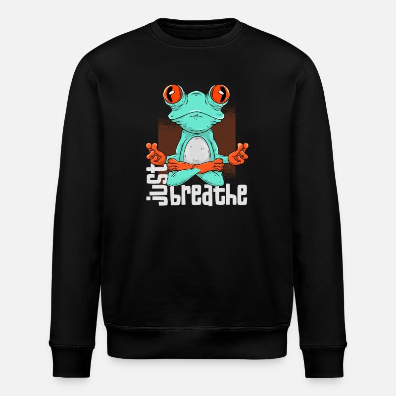 Yoga Frog - Sweat bio ROLLER Stanley/Stella Unisexe - noir