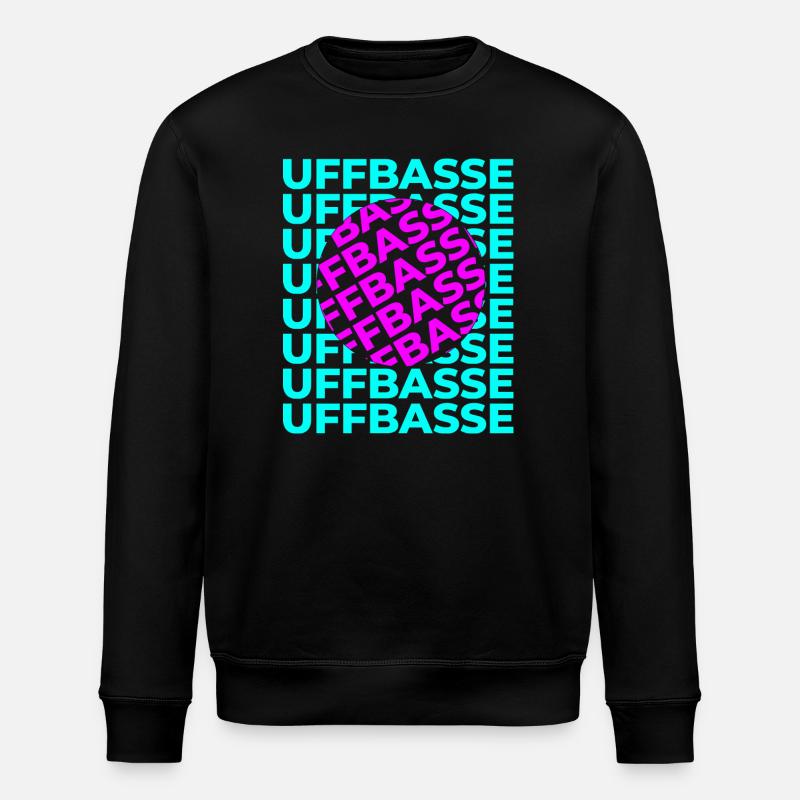 Uffbasse Design - Stanley/Stella ROLLER Unisex Organic Sweatshirt - black