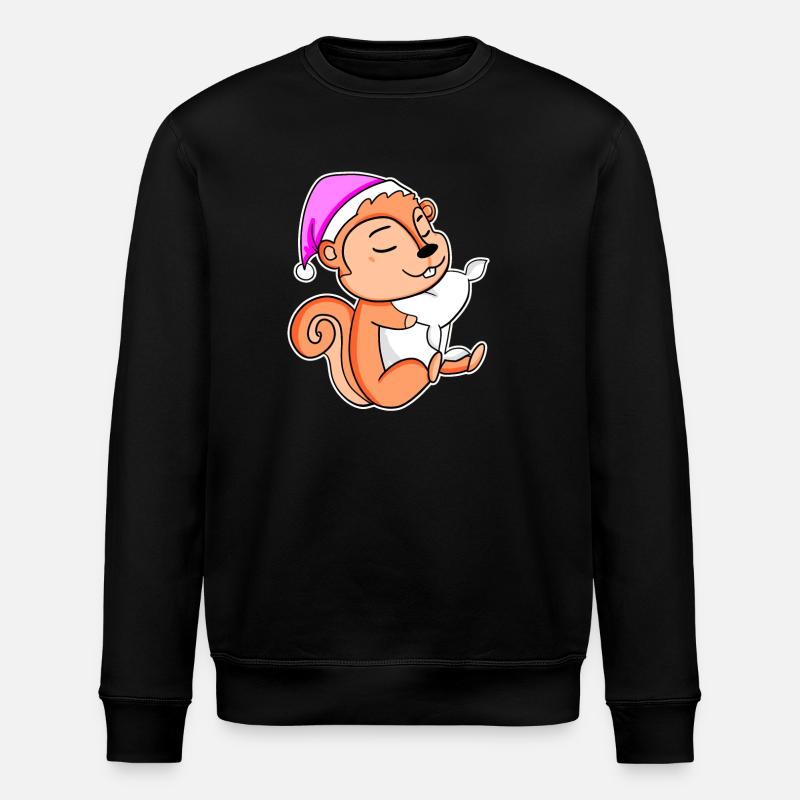 Écureuil - Sweat bio ROLLER Stanley/Stella Unisexe - noir