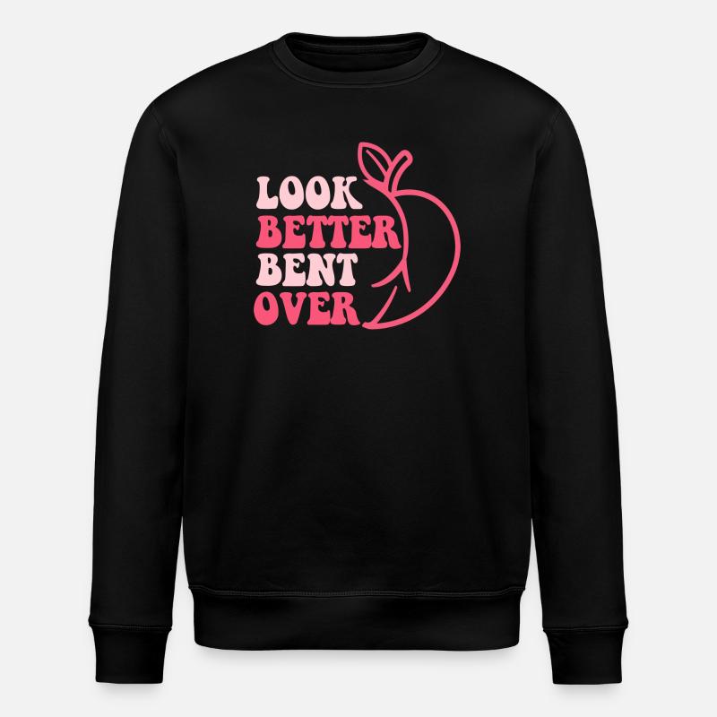 Design mit Obst und Motivationstext - Stanley/Stella Unisex Bio-Sweatshirt ROLLER - Schwarz
