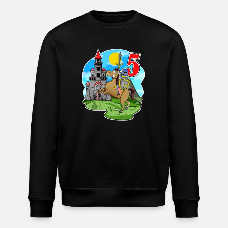 5 ans Ritter Burg - Sweat bio ROLLER Stanley/Stella Unisexe - noir