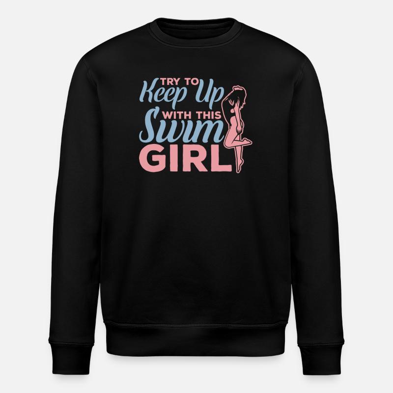 Nageur - Sweat bio ROLLER Stanley/Stella Unisexe - noir