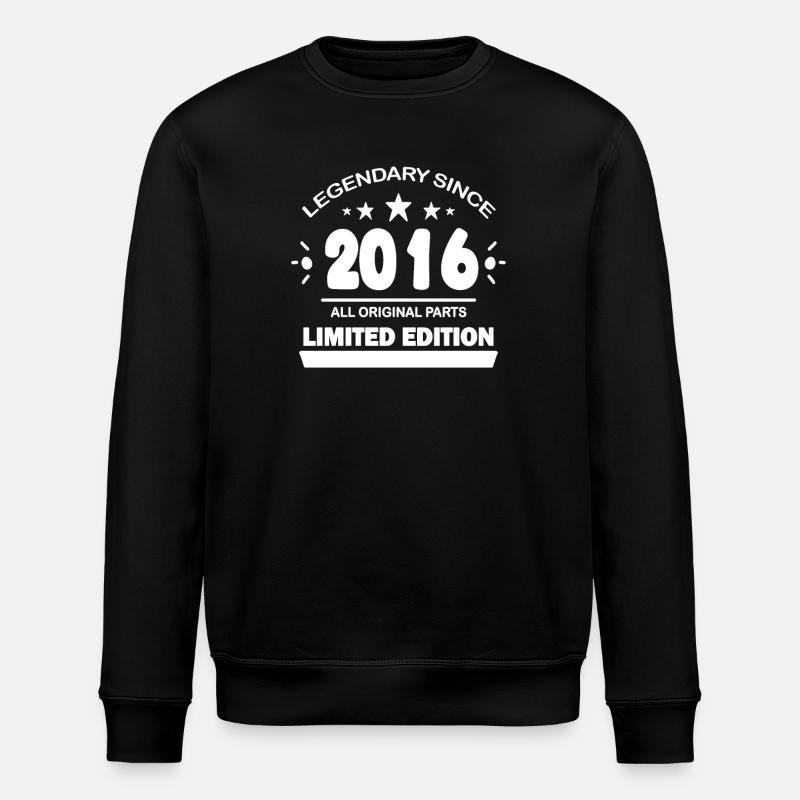 2016 - Stanley/Stella Unisex Bio-Sweatshirt ROLLER - Schwarz
