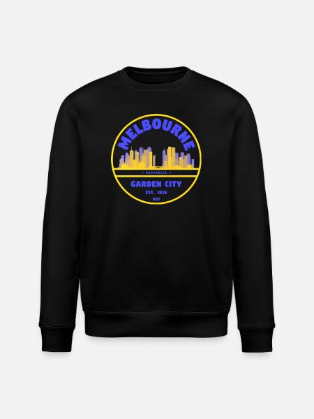 Melbourne Gartenstadt Skyline - Stanley/Stella Unisex Bio-Sweatshirt ROLLER - Schwarz
