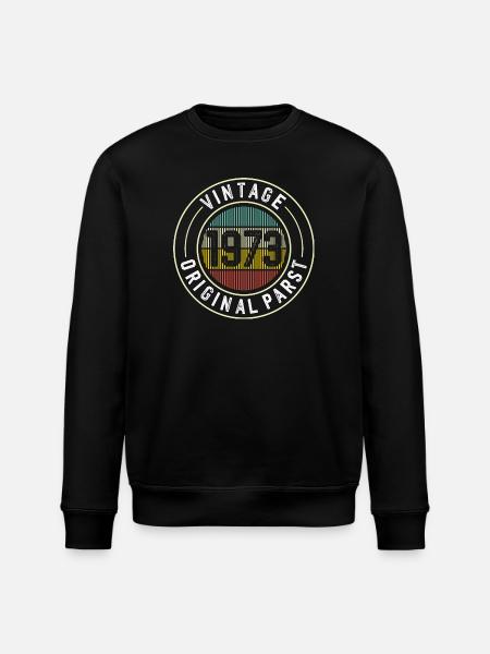 Originalteile-Abzeichen von 1973 - Stanley/Stella Unisex Bio-Sweatshirt ROLLER - Schwarz