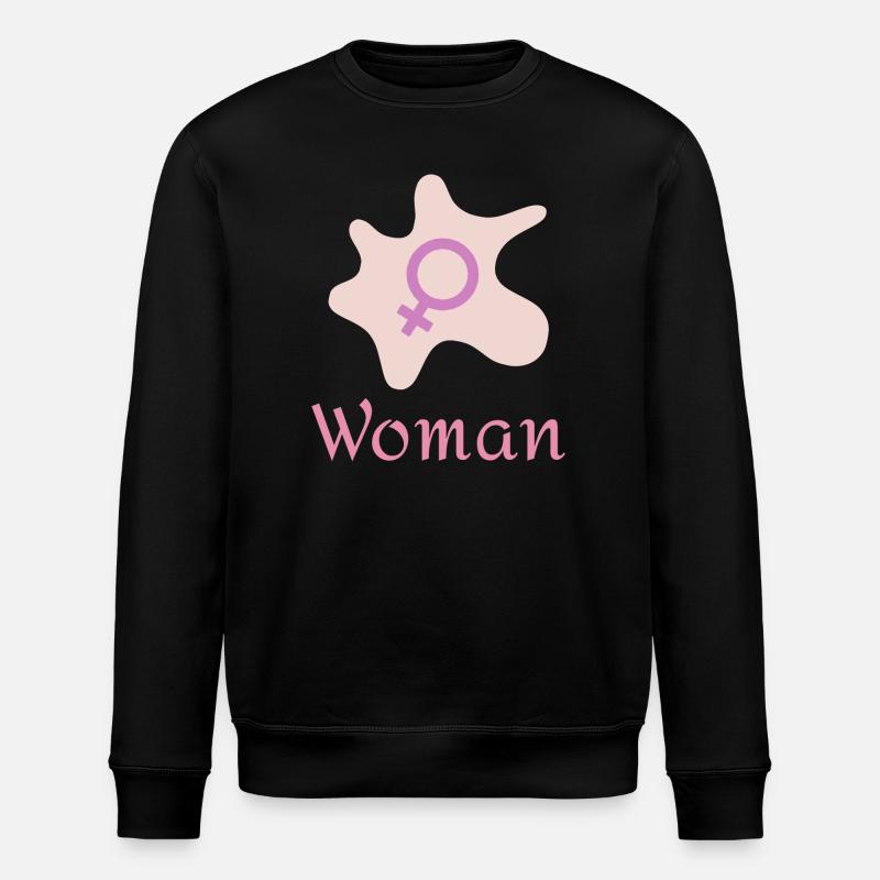 Ehefrau - Stanley/Stella Unisex Bio-Sweatshirt ROLLER - Schwarz