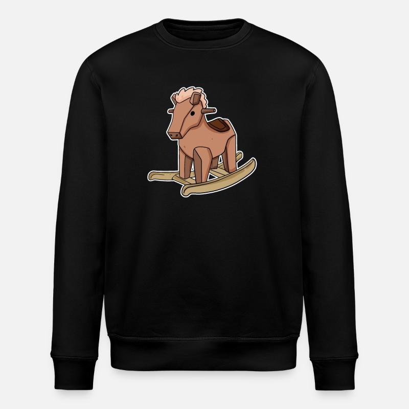 Cheval - Sweat bio ROLLER Stanley/Stella Unisexe - noir
