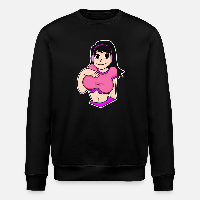 Anime - Stanley/Stella Unisex Bio-Sweatshirt ROLLER - Schwarz