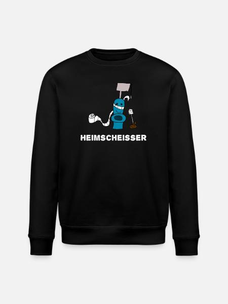 Heimscheisser WC Klo - Stanley/Stella Unisex Bio-Sweatshirt ROLLER - Schwarz
