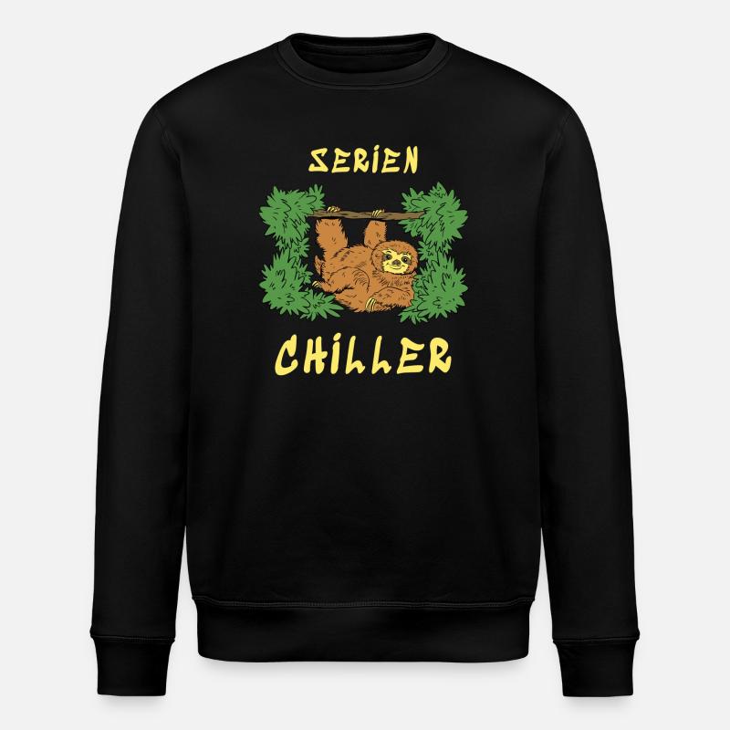 Serien Chiller - Stanley/Stella Unisex Bio-Sweatshirt ROLLER - Schwarz