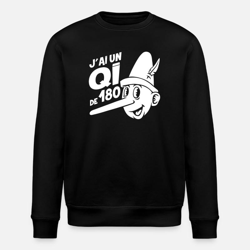 Quotient intellectuel - Sweat bio ROLLER Stanley/Stella Unisexe - noir