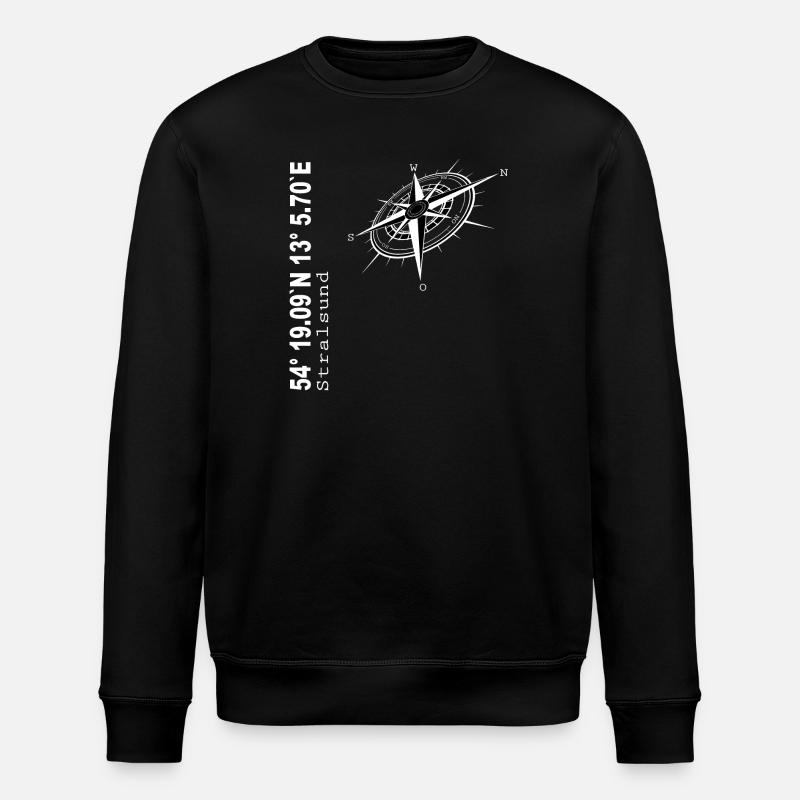 Stralsund - Stanley/Stella Unisex Bio-Sweatshirt ROLLER - Schwarz