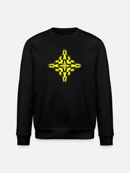Star in Astroid - Stanley/Stella ROLLER Unisex Organic Sweatshirt - black