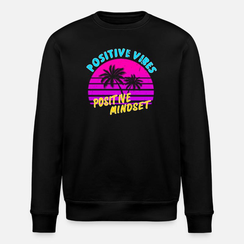 positif Vibrations positives - Sweat bio ROLLER Stanley/Stella Unisexe - noir