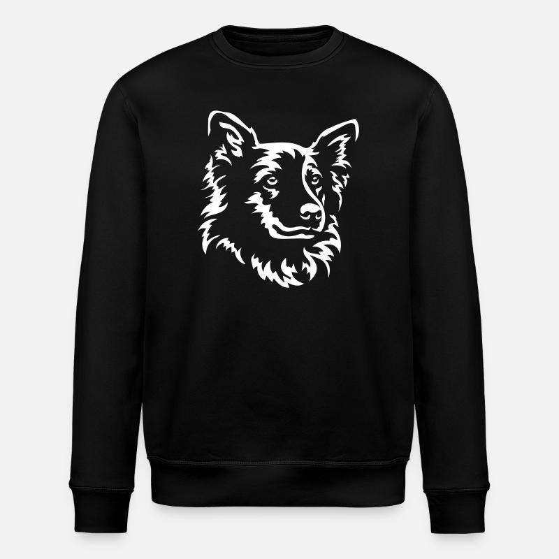 Harzer Fuchs Head "Black Edition" - Stanley/Stella ROLLER Unisex Organic Sweatshirt - black