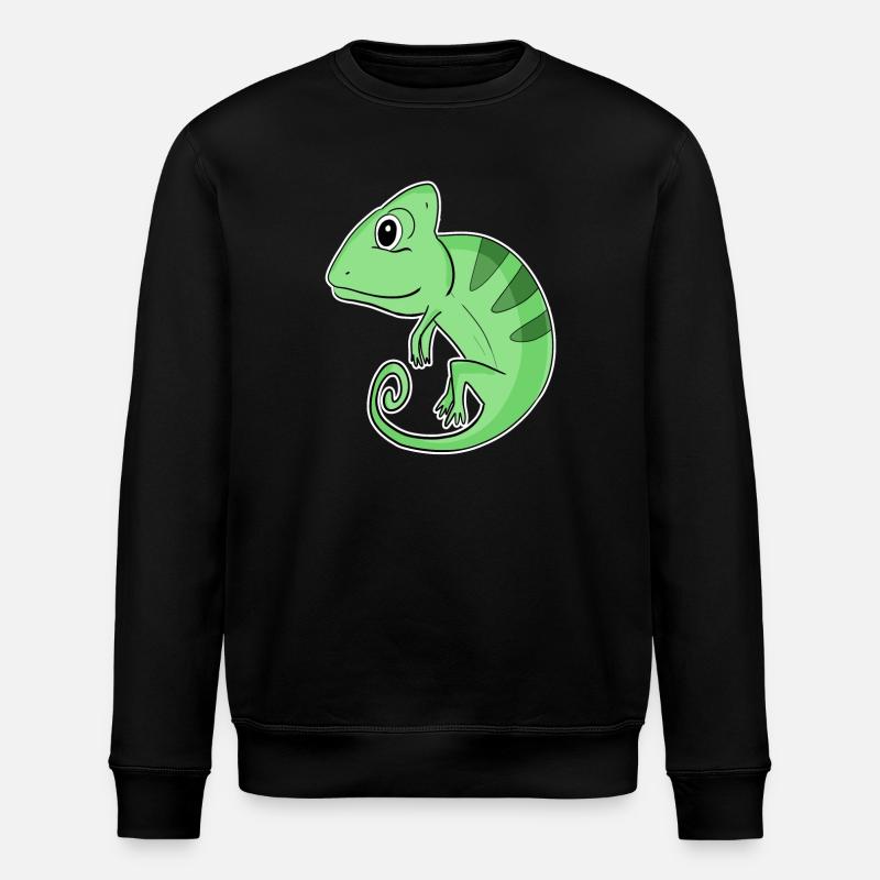 Chamäleons Chamäleon - Stanley/Stella Unisex Bio-Sweatshirt ROLLER - Schwarz